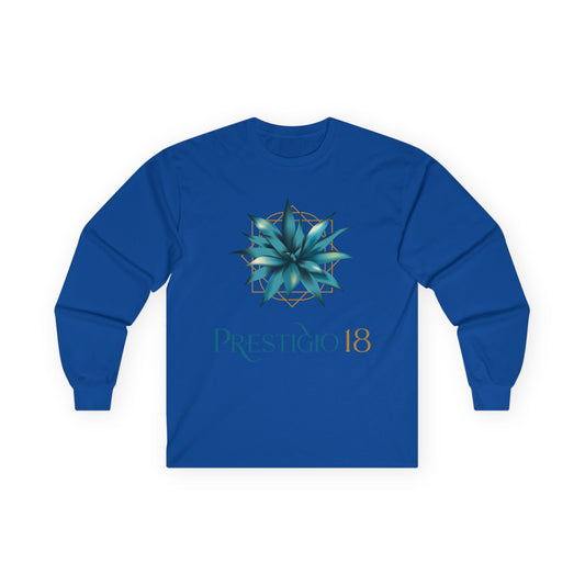 Prestigio 18 Tequila Long Sleeve Gildan 2400 T-Shirt with Front Logo