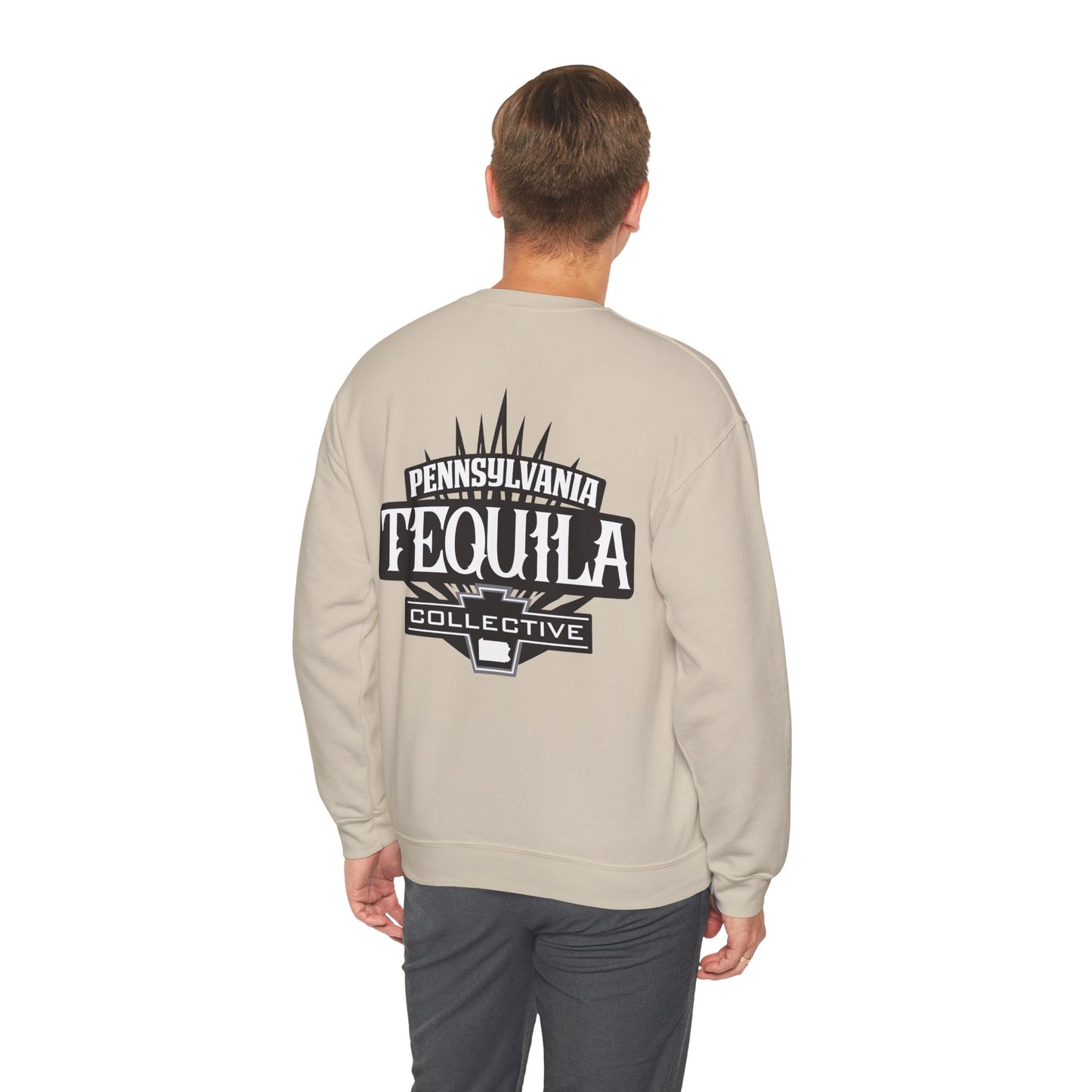 Pennsylvania Tequila Collective Gilden 18000 Crewneck Sweatshirt with Front and Back Logo