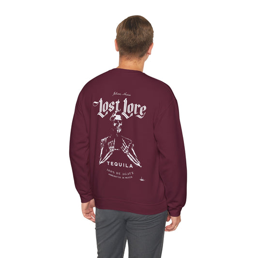 Lost Lore Tequila Miklo Agave Gilden 18000 Crewneck Sweatshirt with Front and Back Logo