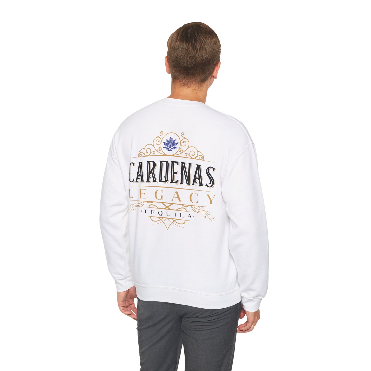 Cardenas Legacy Tequila Gilden 18000 Crewneck Sweatshirt with Front and Back Logo