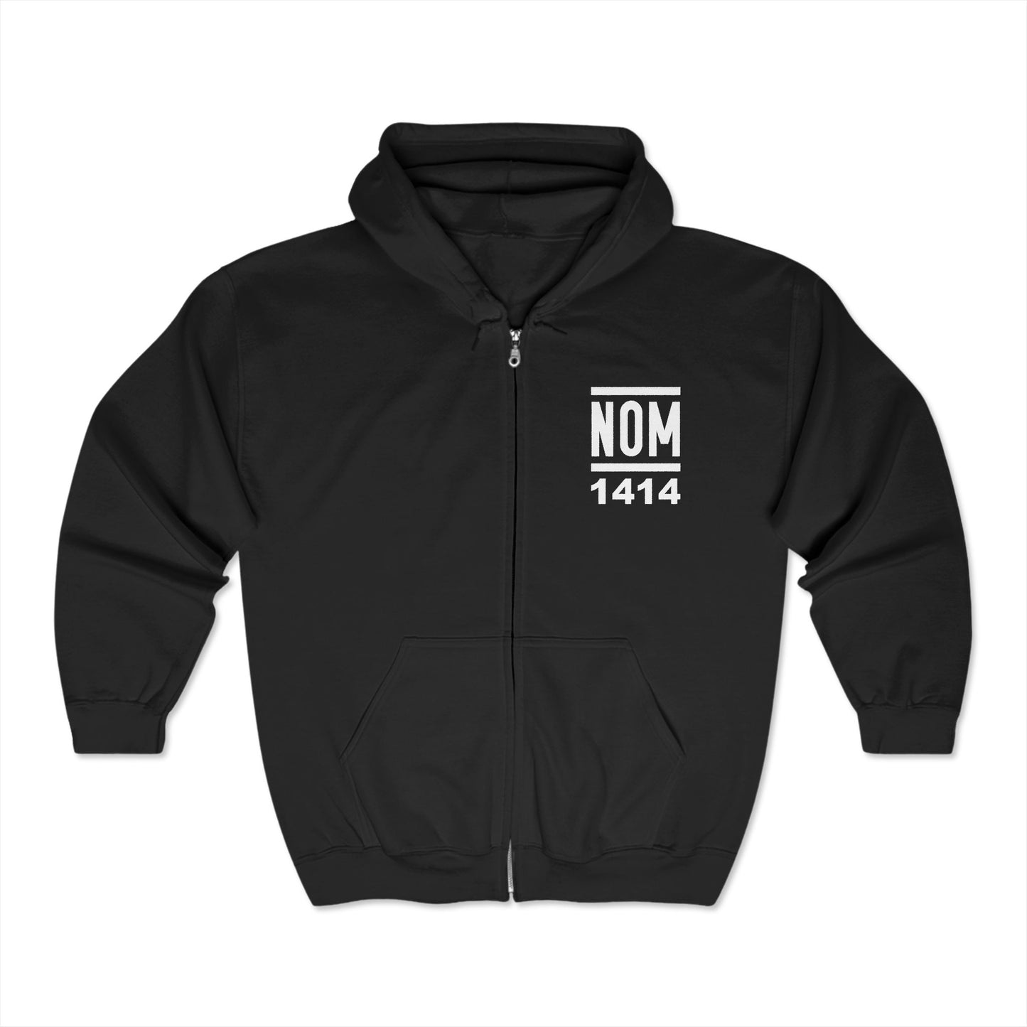 NOM 1414 Gildan 18600 Zip-Up Hooded Sweatshirt