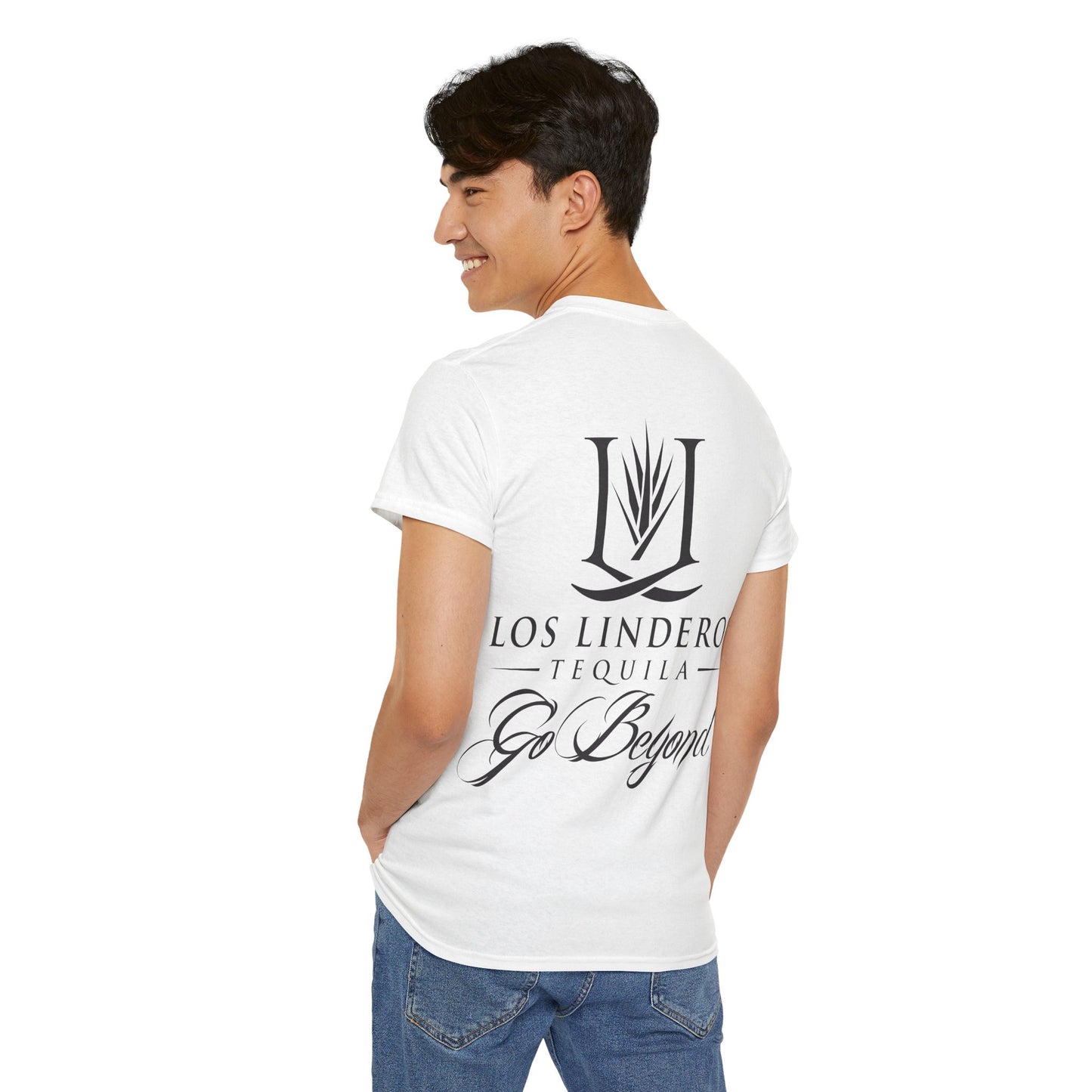 Los Linderos Tequila Short Sleeve Gildan 5000 T-Shirt with Front and Back Logo