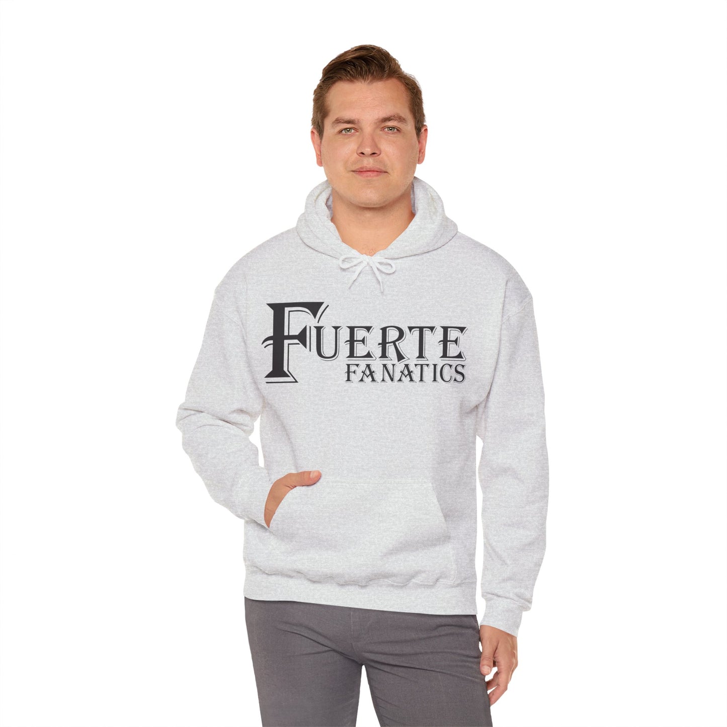 Fuerte Fanatics Gilden 18500 Hoodie with Front Logo