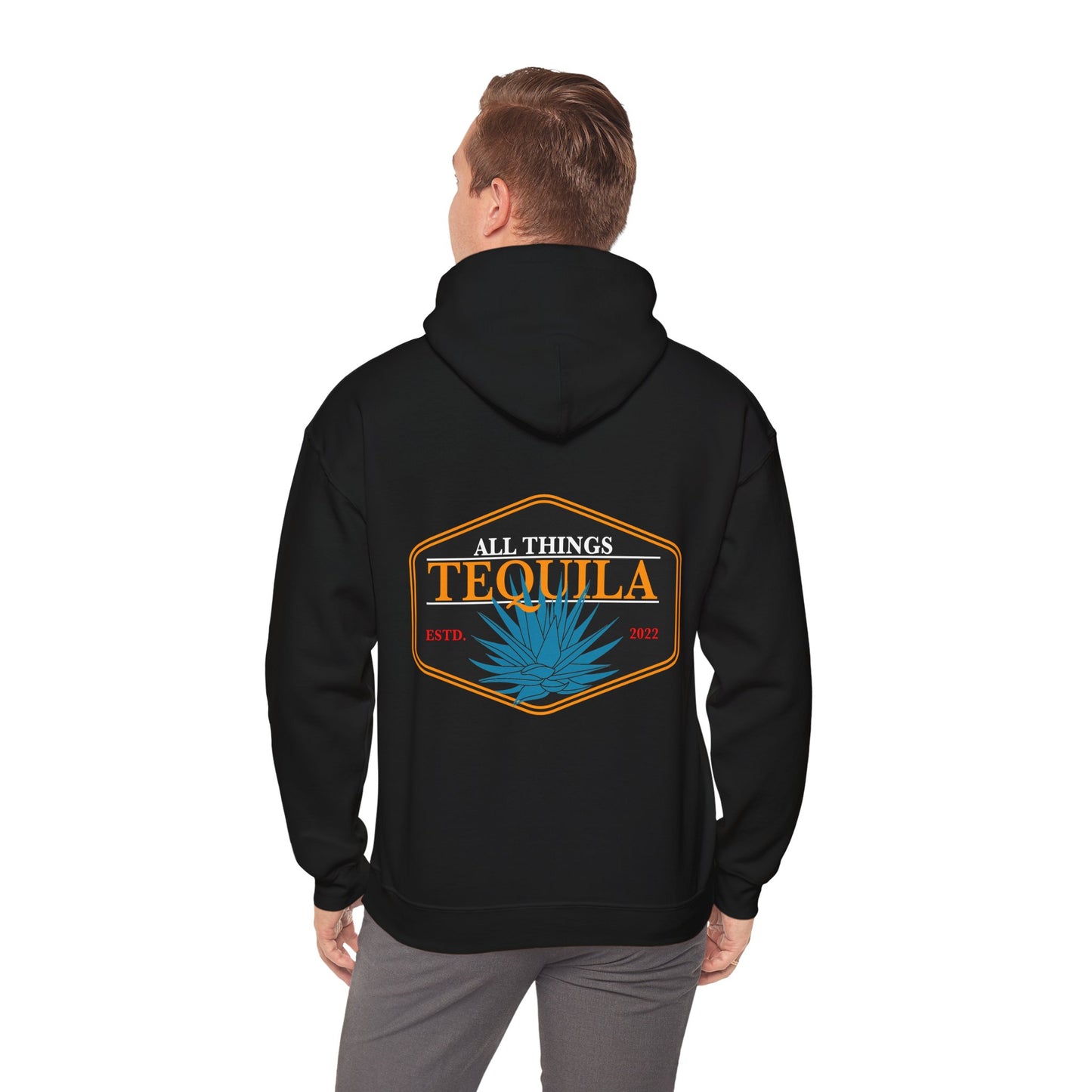 Chinaco Tequila Retro Gilden 18500 Hoodie with Front and Back Logo