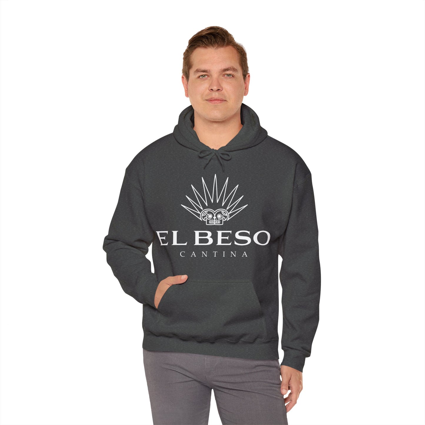 El Beso Cantina Gilden 18500 Hoodie with Front Logo