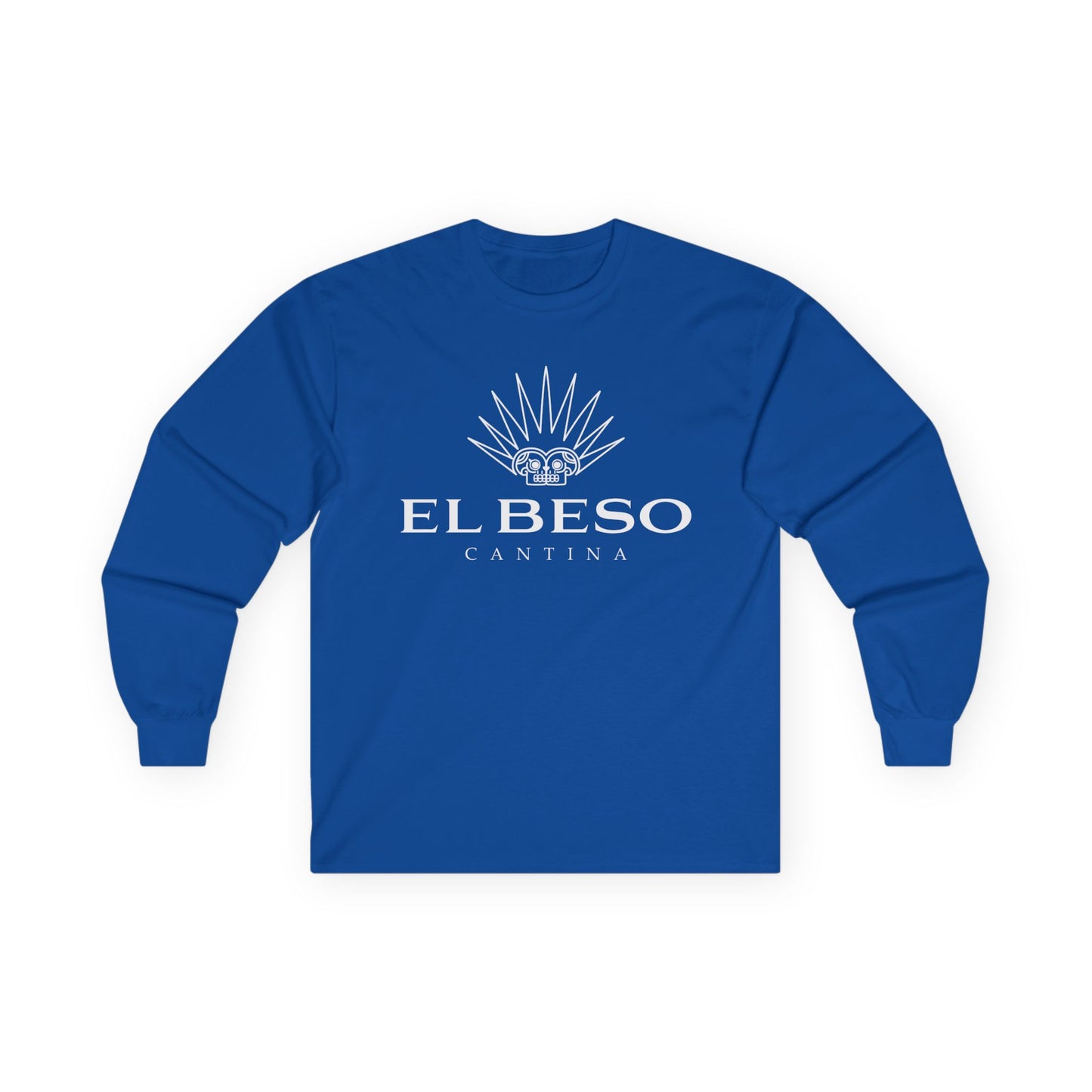 El Beso Cantina Long Sleeve Gildan 2400 T-Shirt with Front Logo