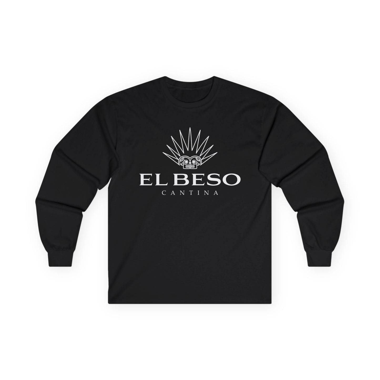 El Beso Cantina Long Sleeve Gildan 2400 T-Shirt with Front Logo