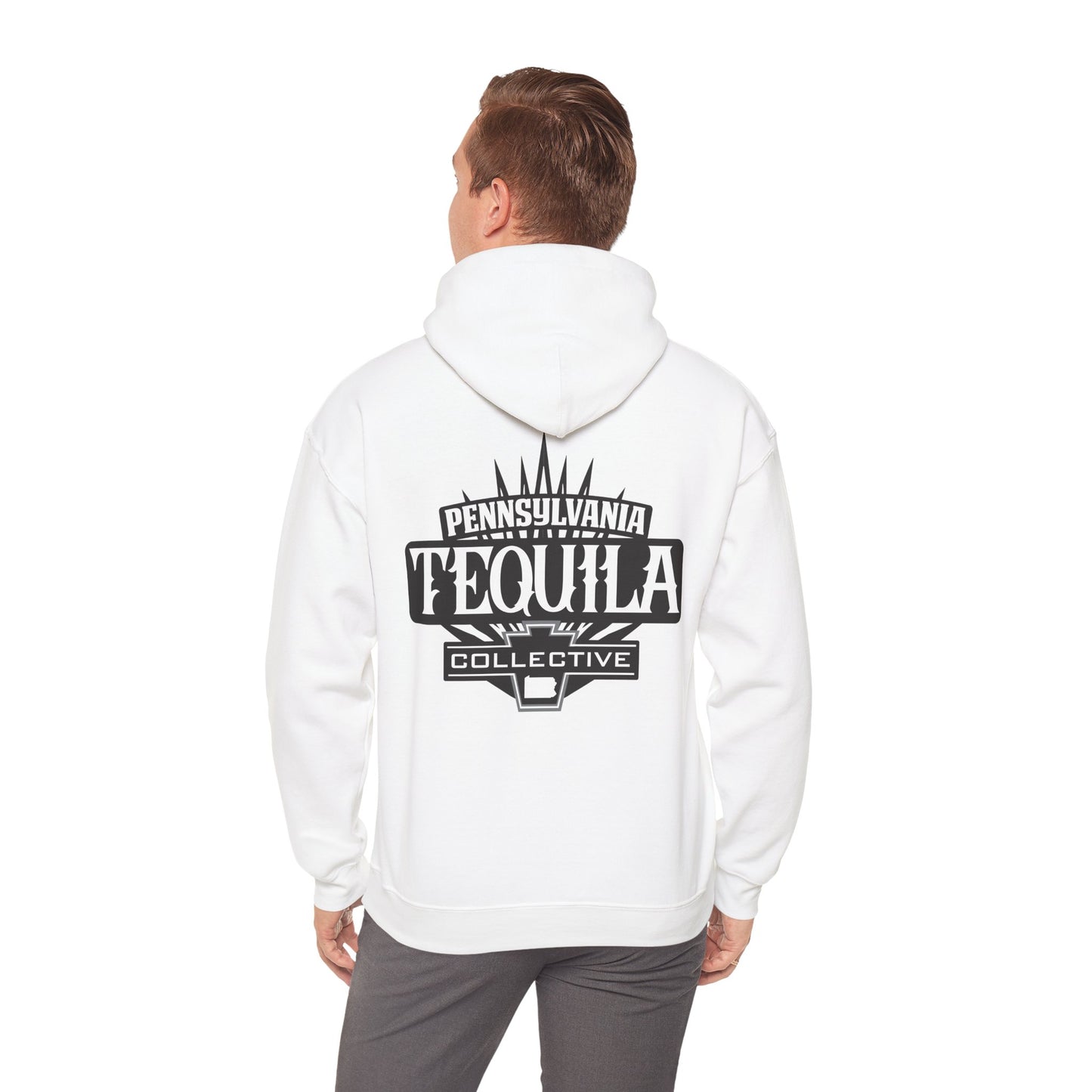 Pennsylvania Tequila Collective Gilden 18500 Hoodie with Front and Back Logo