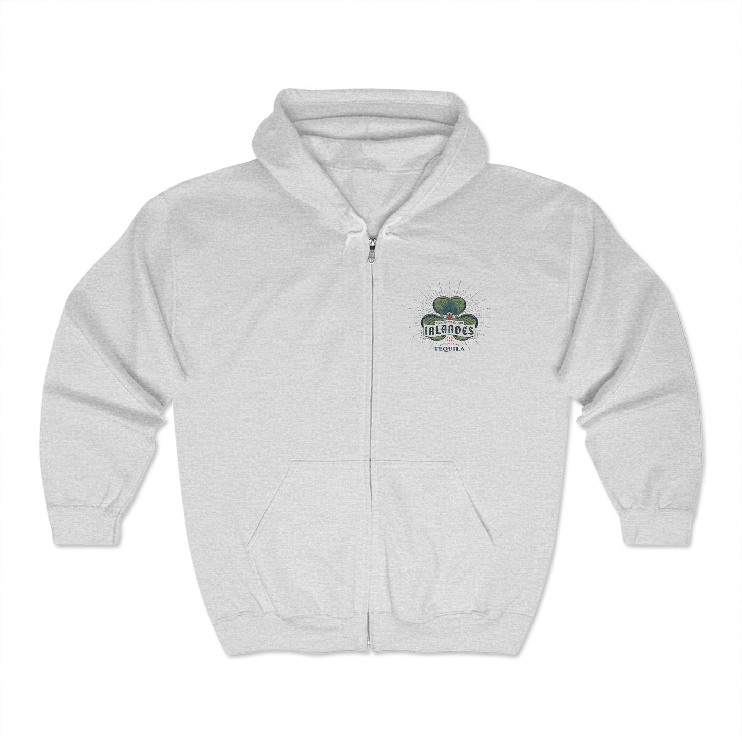 Irlandes Tequila Gildan 18600 Zip-Up Hooded Sweatshirt