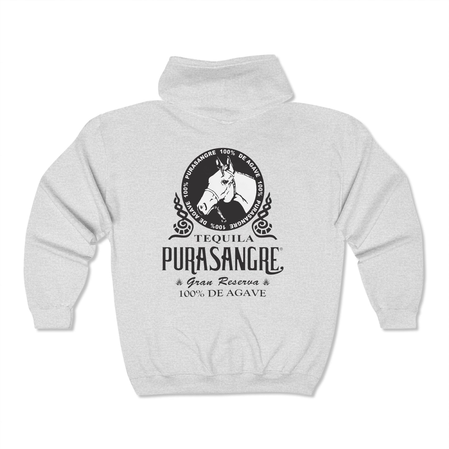 Purasangre Tequila Gildan 18600 Zip-Up Hooded Sweatshirt