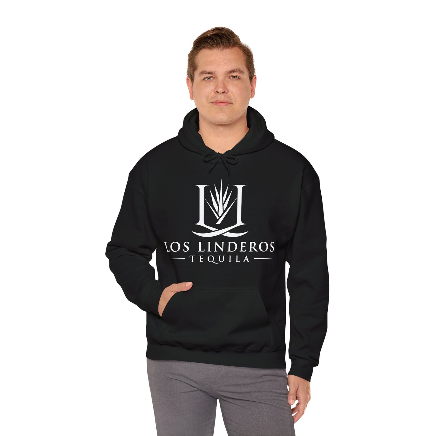 Los Linderos Tequila Gilden 18500 Hoodie with Front Logo