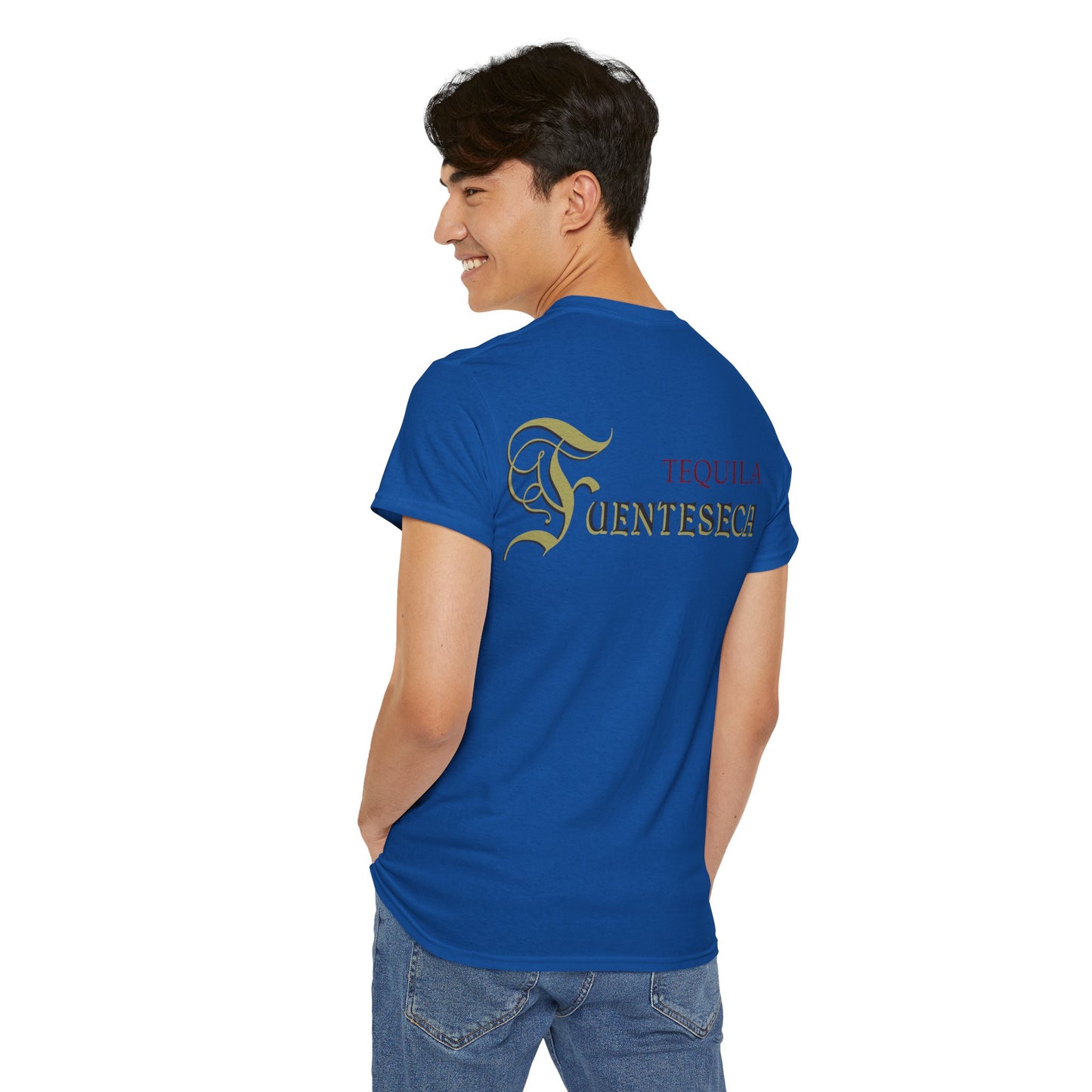 Fuenteseca Tequila Short Sleeve Gildan 5000 T-Shirt with Front and Back Logo