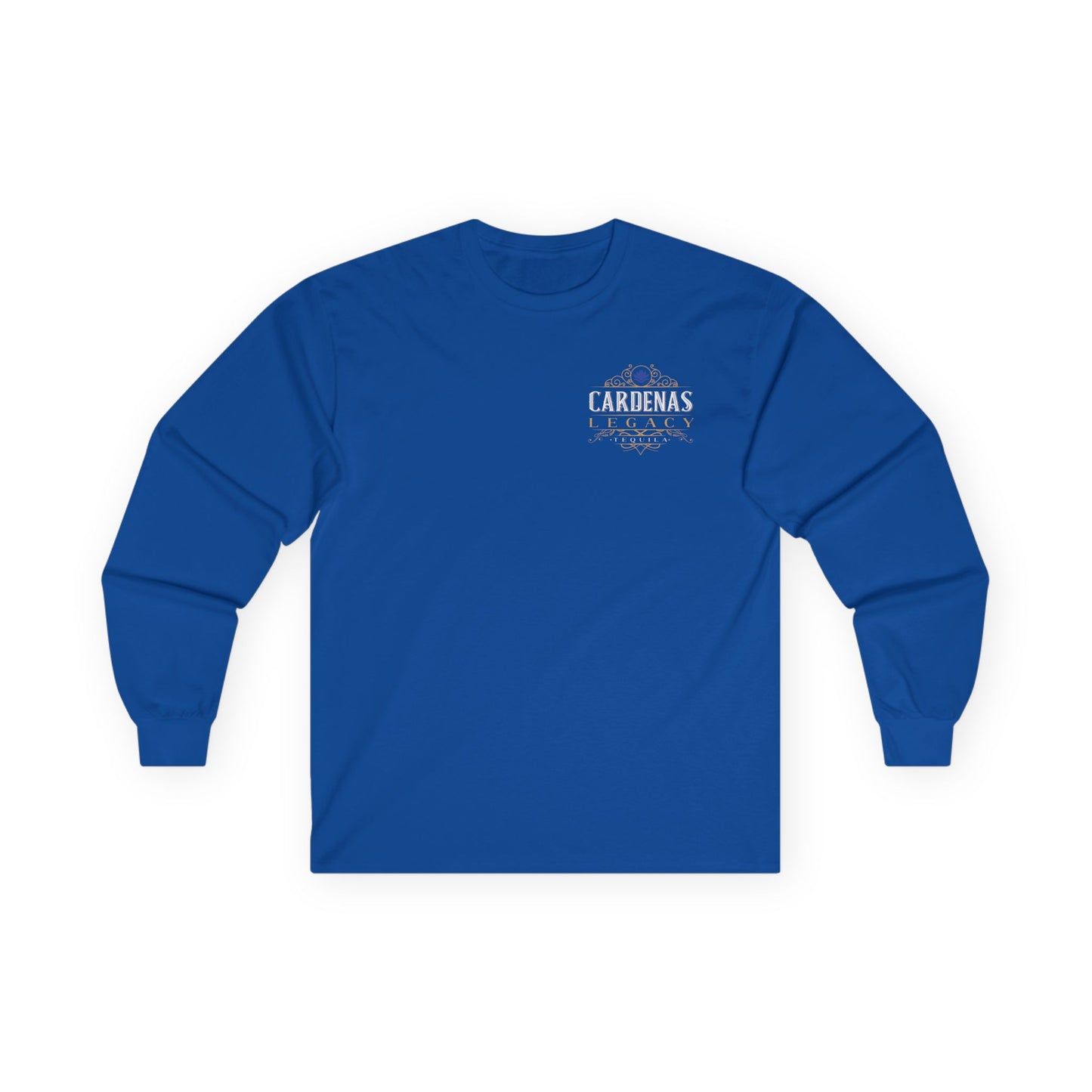 Cardenas Legacy Tequila Long Sleeve Gildan 2400 T-Shirt with Front and Back Logo