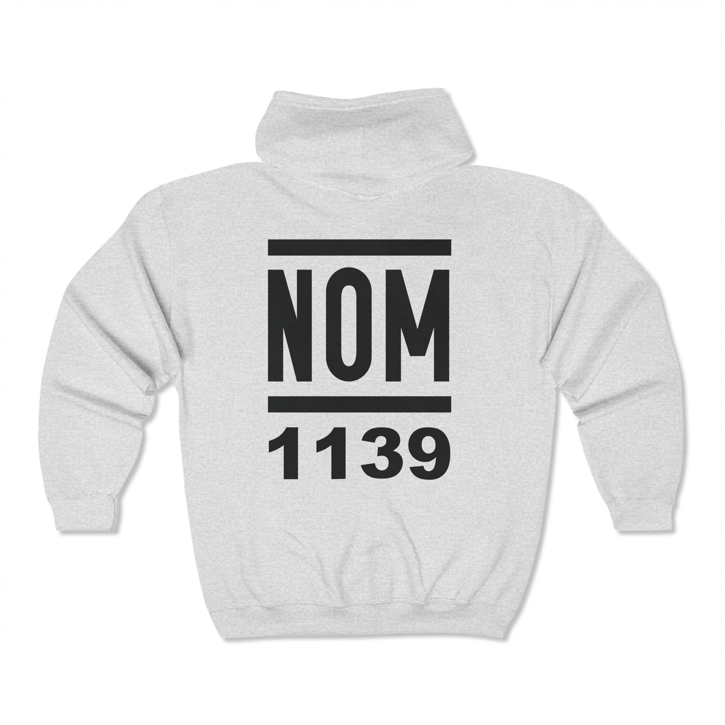 NOM 1139 Gildan 18600 Zip-Up Hooded Sweatshirt