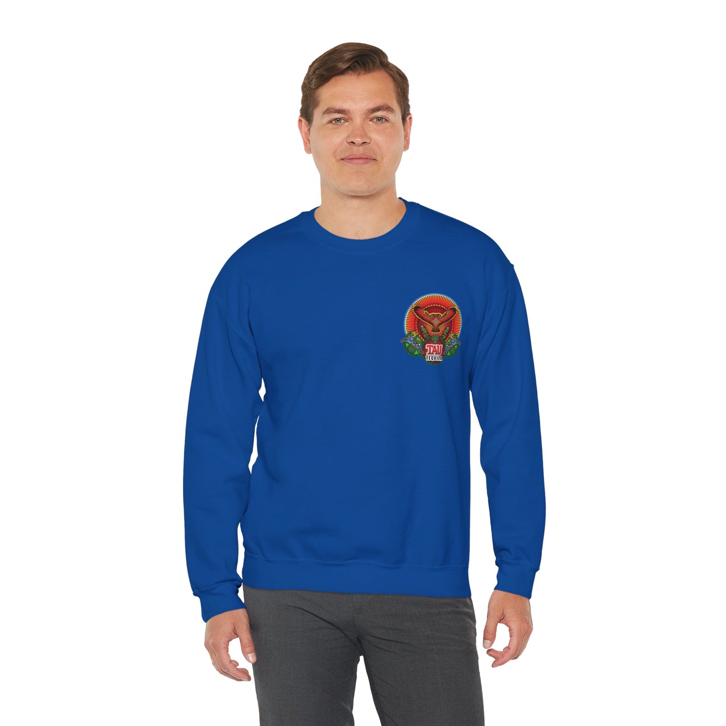 Tau Tequila Gilden 18000 Crewneck Sweatshirt with Front and Back Logo