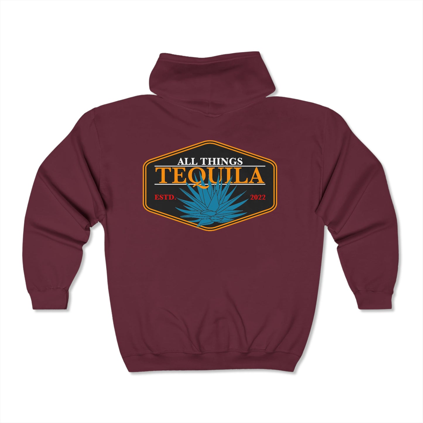 All Things Tequila Gildan 18600 Zip-Up Hooded Sweatshirt