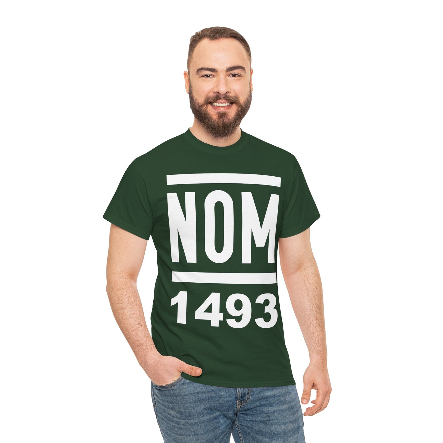 NOM 1493 Short Sleeve Gildan 5000 T-Shirt with Front Logo