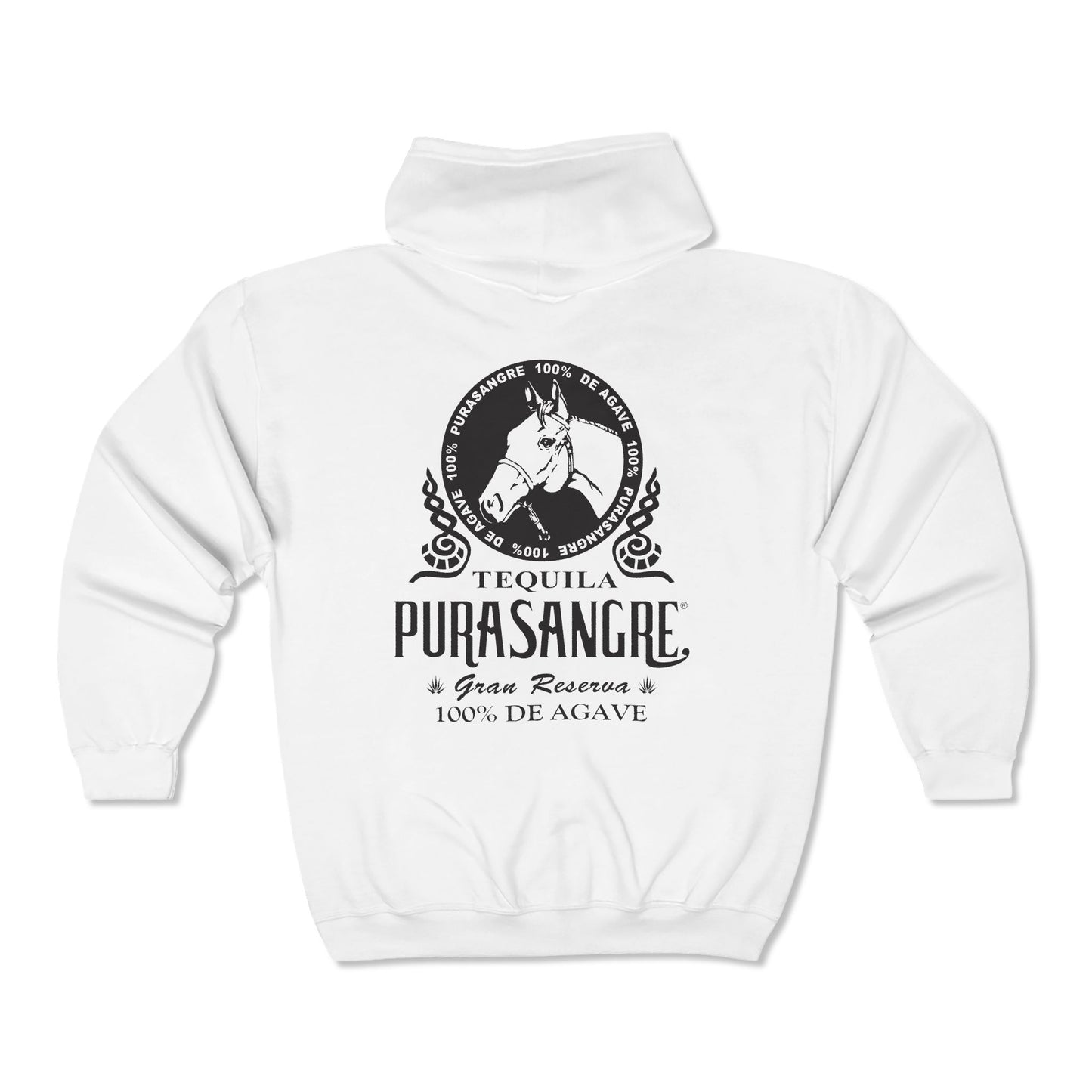 Purasangre Tequila Gildan 18600 Zip-Up Hooded Sweatshirt