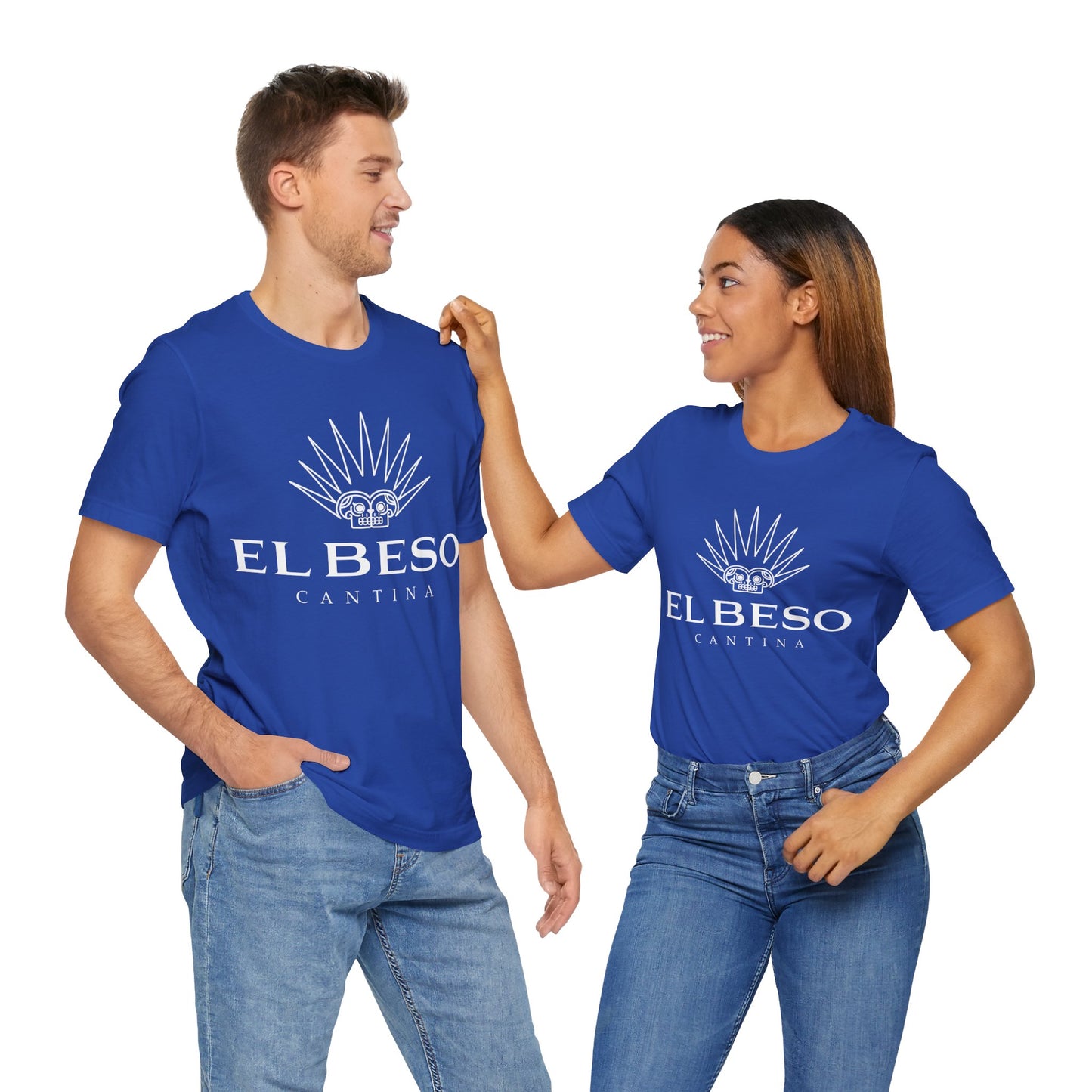 El Beso Cantina Short Sleeve Bella+Canvas 3001 T-Shirt with Front Logo