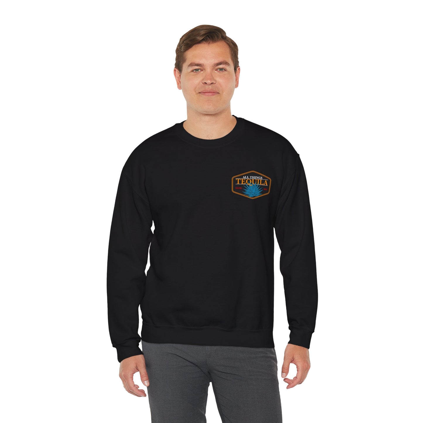 All Things Tequila Gilden 18000 Crewneck Sweatshirt with Front and Back Logo