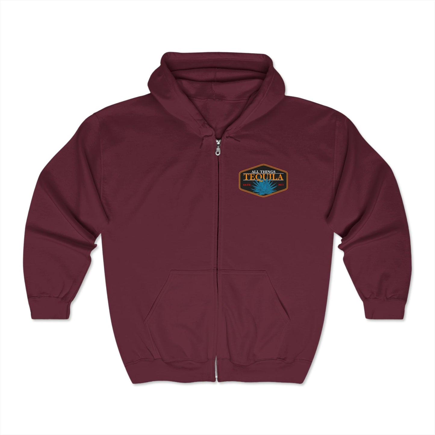 All Things Tequila Gildan 18600 Zip-Up Hooded Sweatshirt