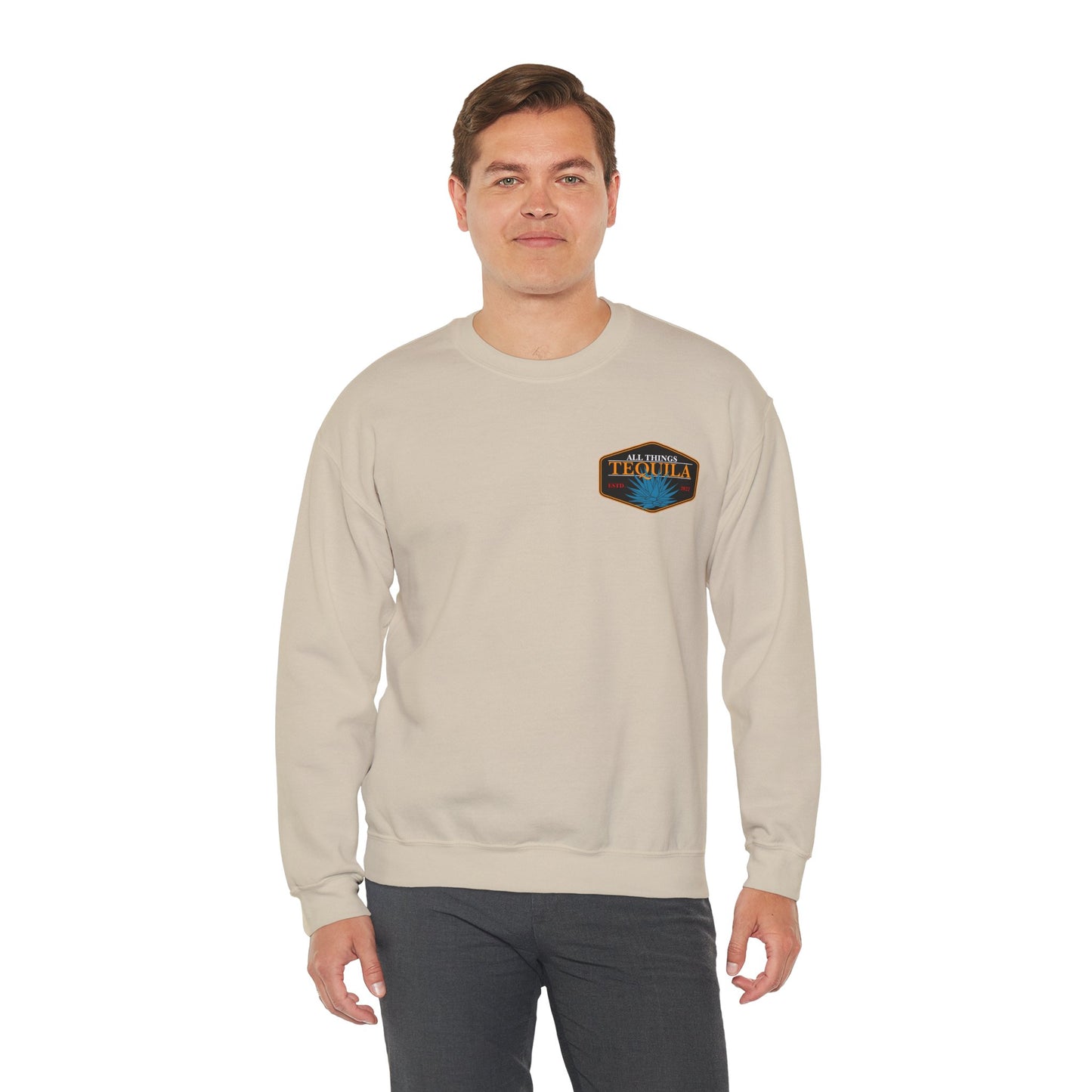 All Things Tequila Gilden 18000 Crewneck Sweatshirt with Front and Back Logo