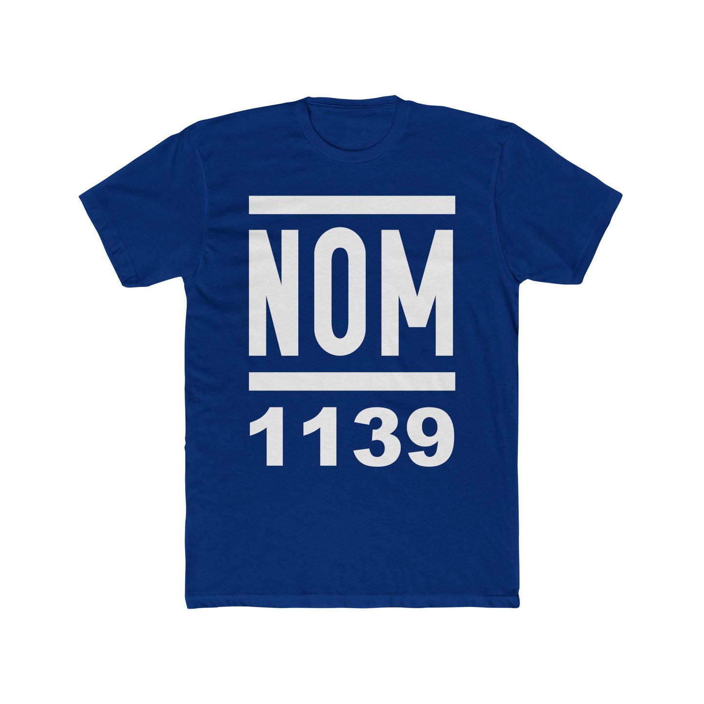 NOM 1139 Short Sleeve Next Level 3600 T-Shirt with Front Logo