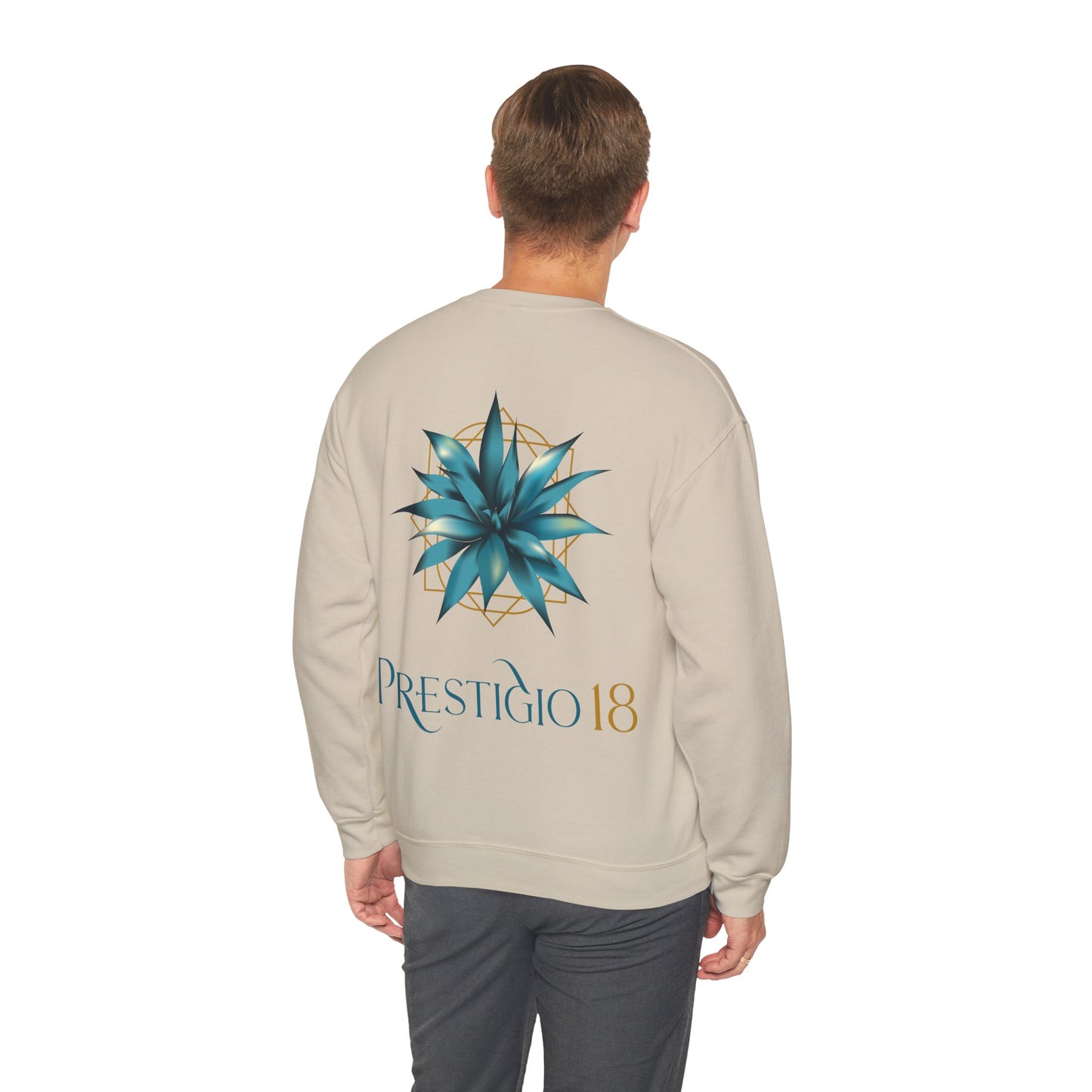 Prestigio 18 Tequila Gilden 18000 Crewneck Sweatshirt with Front and Back Logo