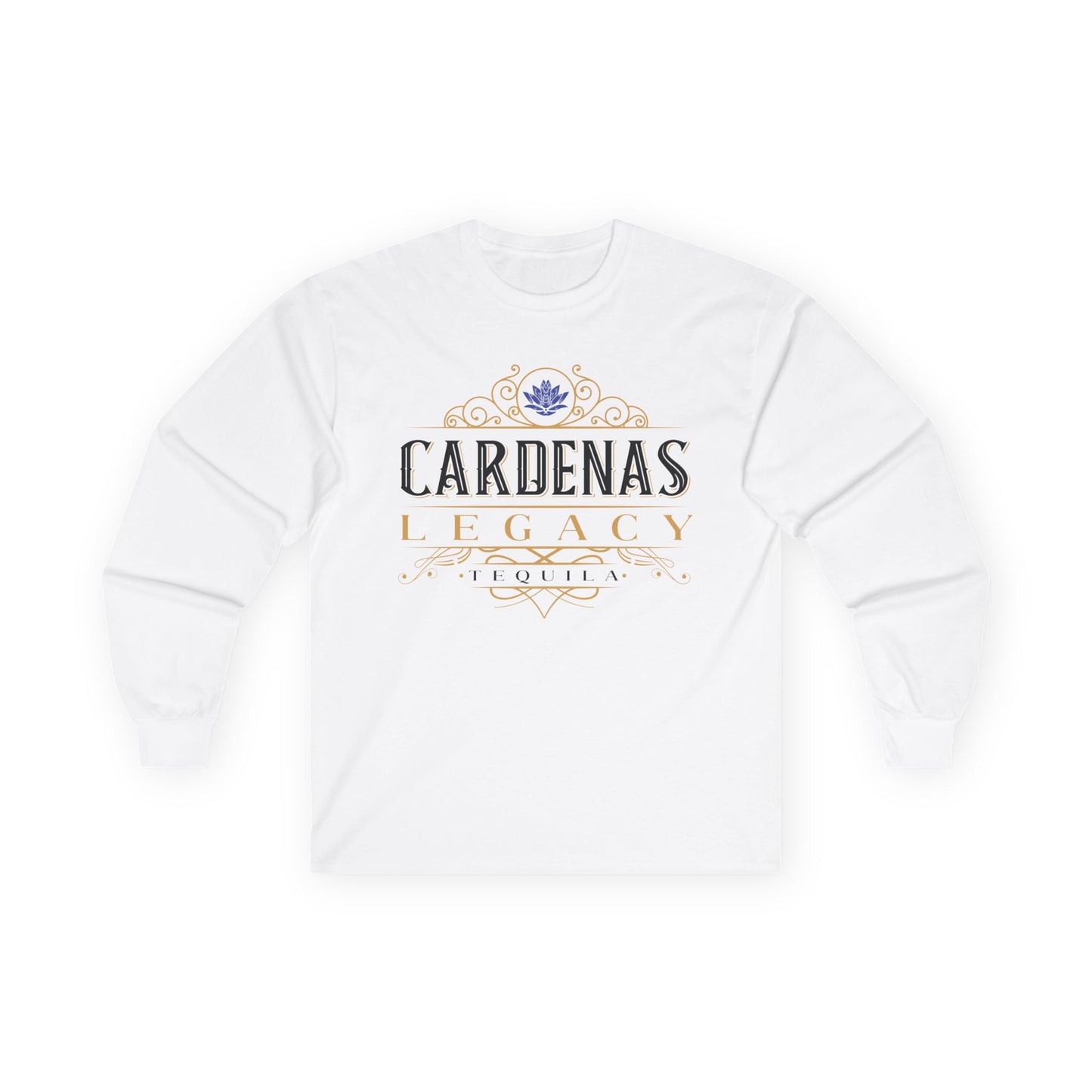 Cardenas Legacy Tequila Long Sleeve Gildan 2400 T-Shirt with Front Logo