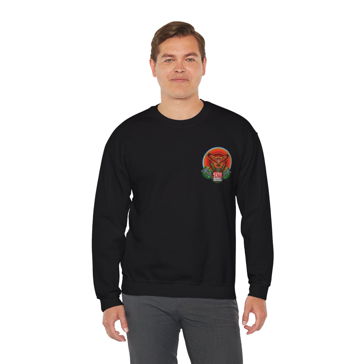 Tau Tequila Gilden 18000 Crewneck Sweatshirt with Front and Back Logo