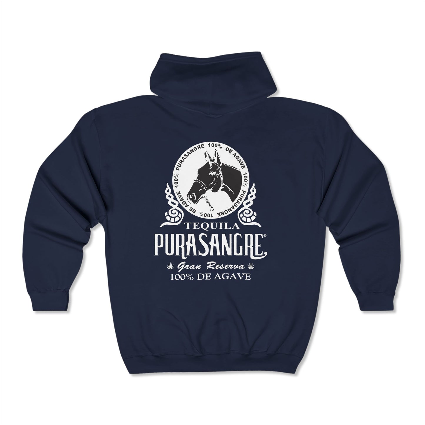 Purasangre Tequila Gildan 18600 Zip-Up Hooded Sweatshirt