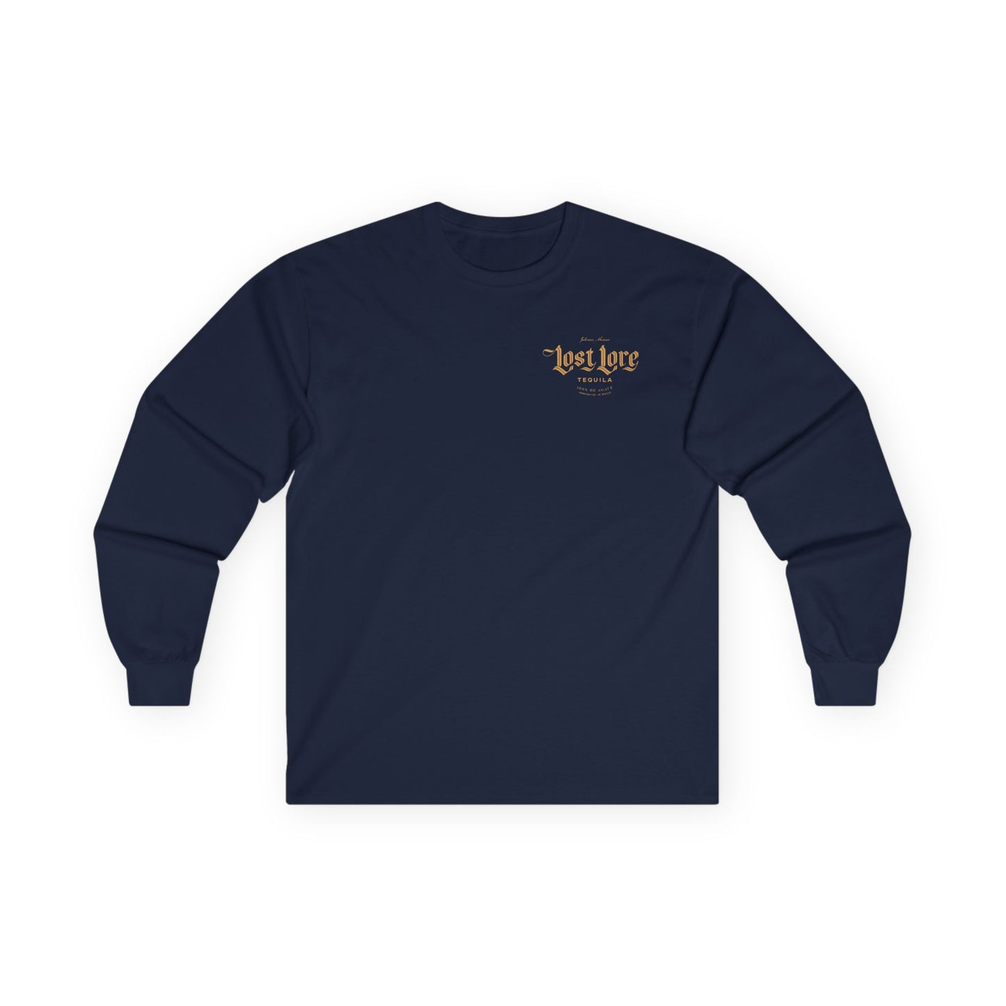 Lost Lore Tequila Miklo Agave Long Sleeve Gildan 2400 T-Shirt with Front and Back Logo