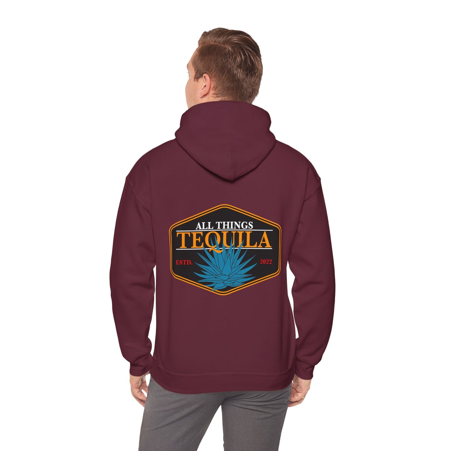 Chinaco Tequila Retro Gilden 18500 Hoodie with Front and Back Logo