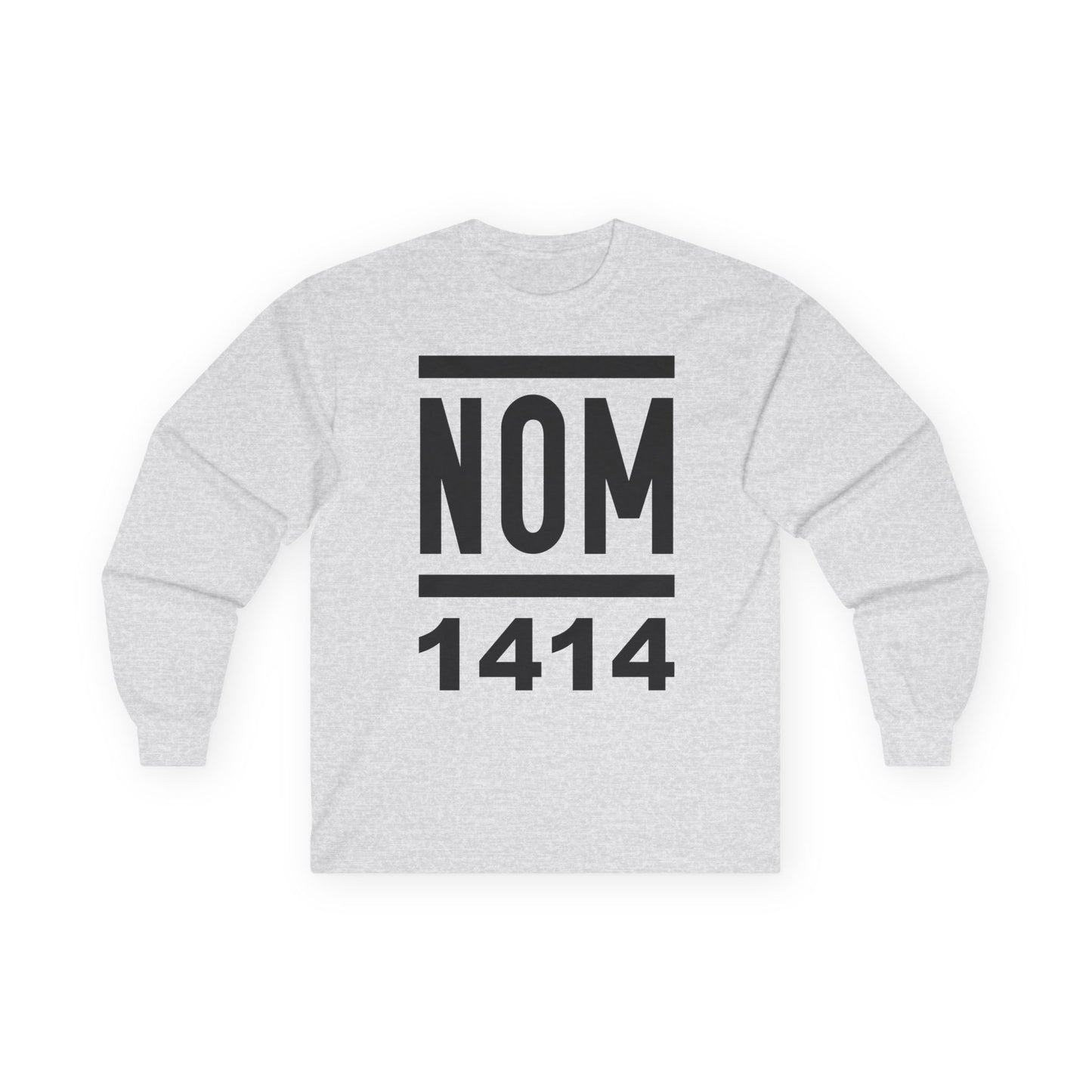 NOM 1414 Long Sleeve Gildan 2400 T-Shirt with Front Logo