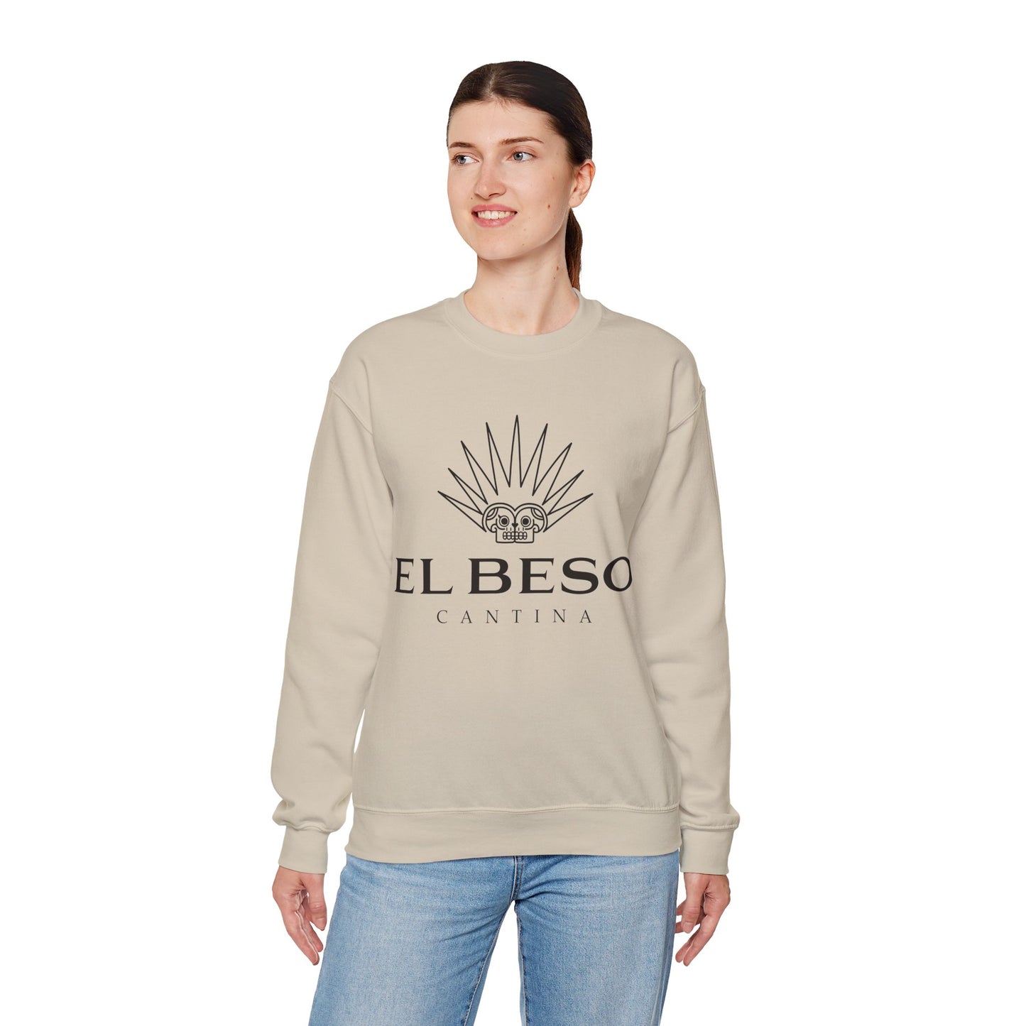 El Beso Cantina Gilden 18000 Crewneck Sweatshirt with Front Logo