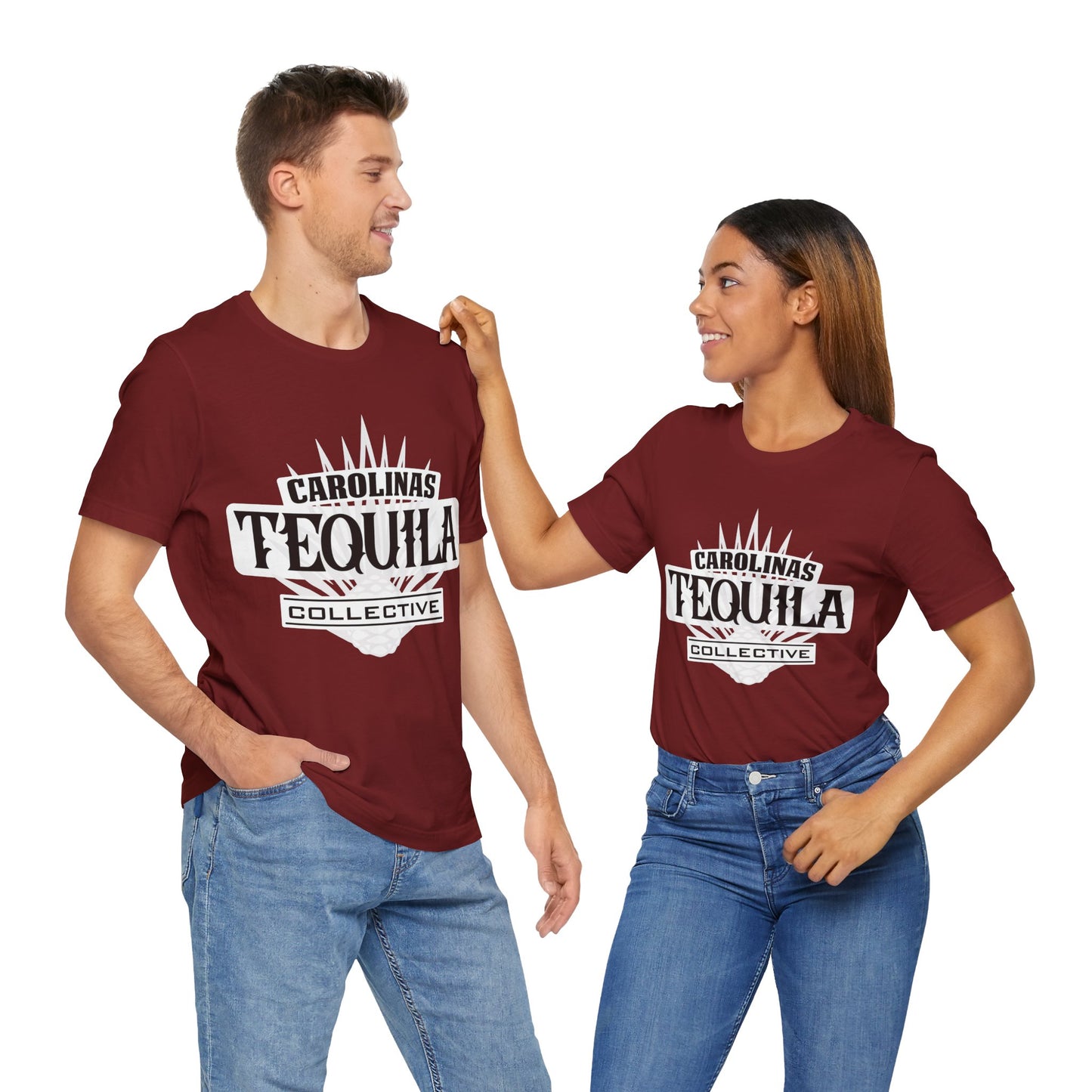 Carolinas Tequila Collective Short Sleeve Bella+Canvas 3001 T-Shirt with Front Logo