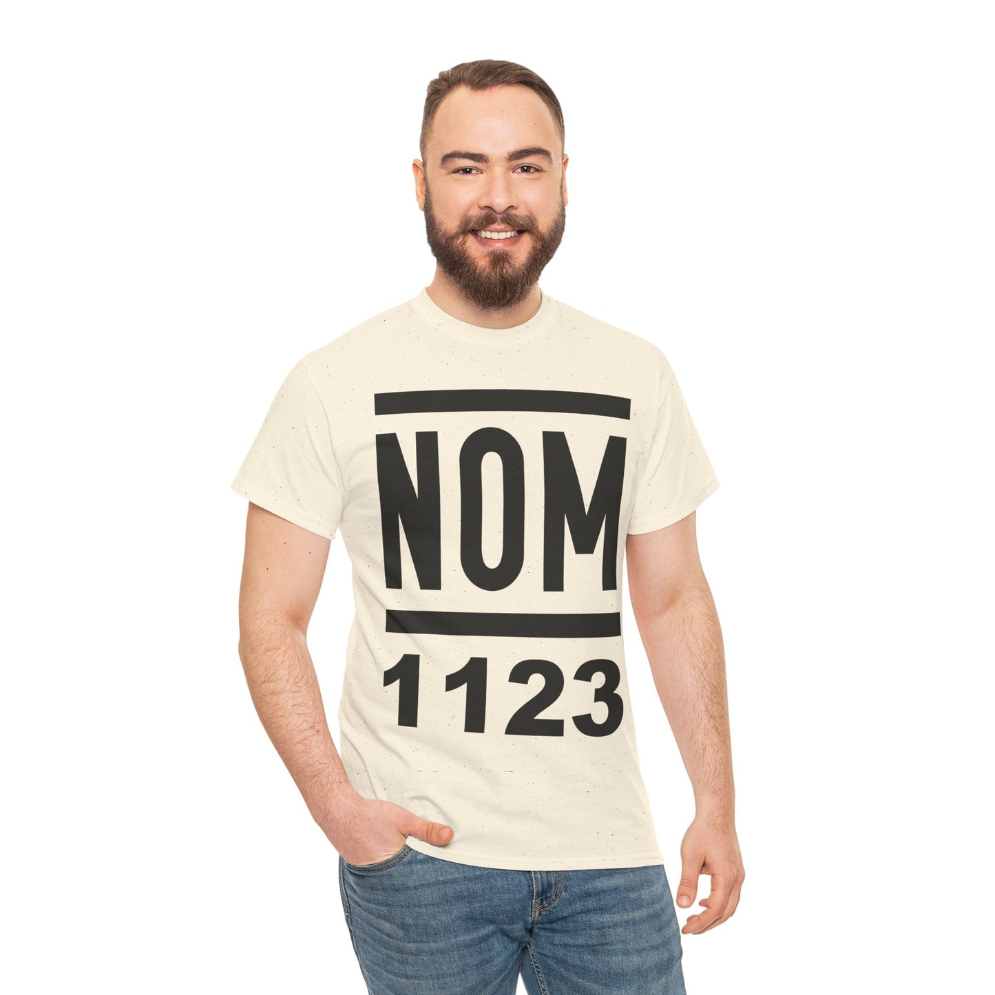 NOM 1123 Short Sleeve Gildan 5000 T-Shirt with Front Logo