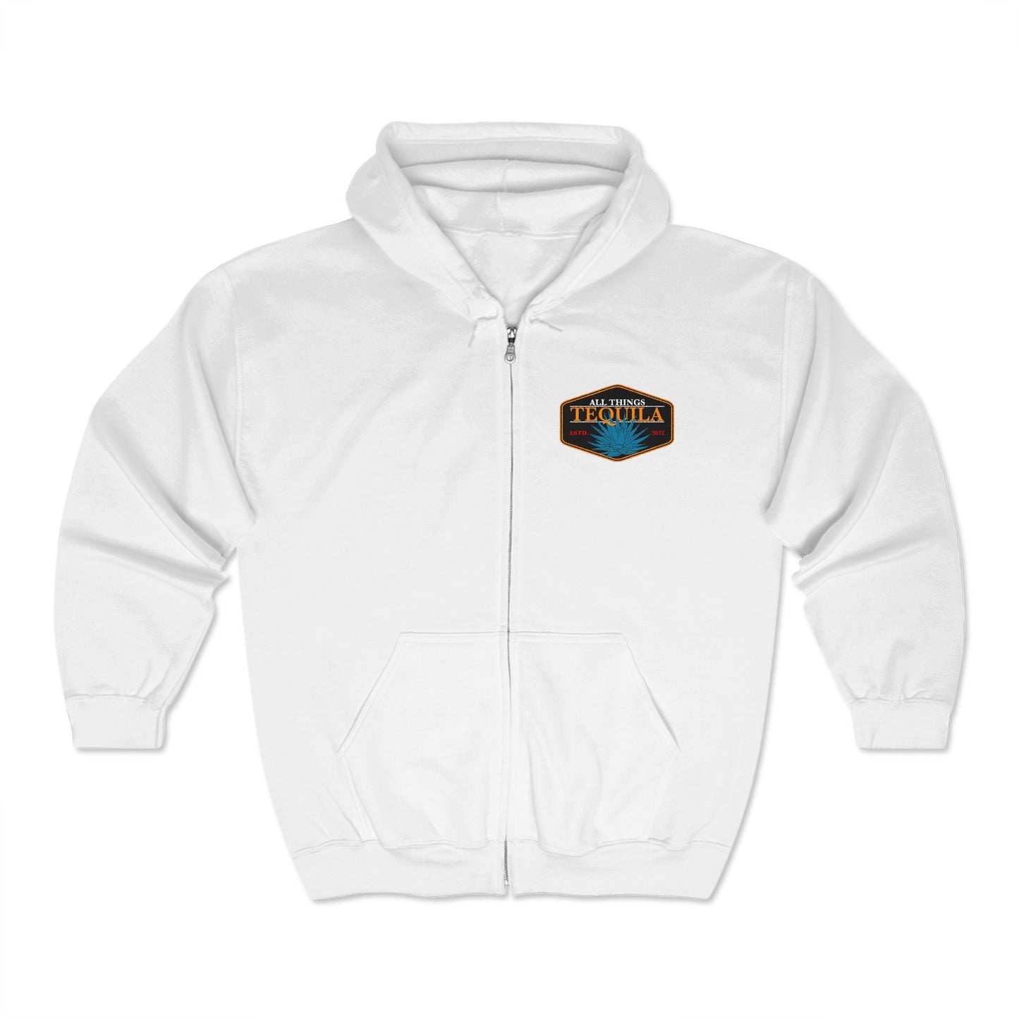 All Things Tequila Gildan 18600 Zip-Up Hooded Sweatshirt