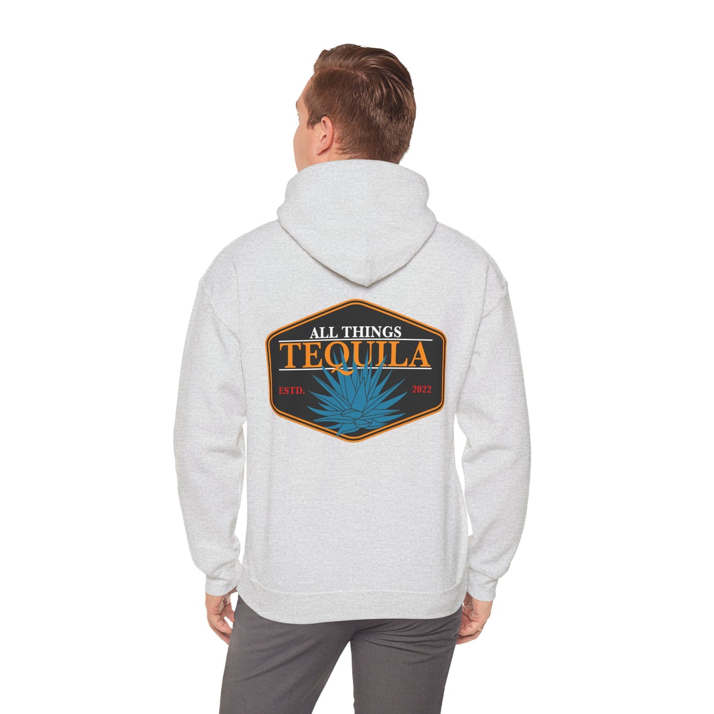 All Things Tequila Gilden 18500 Hoodie with Front and Back Logo