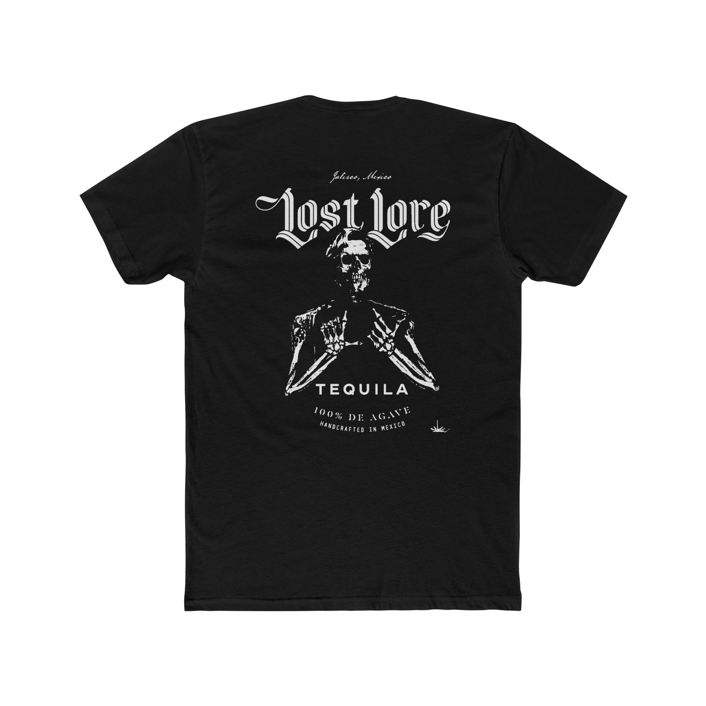 Lost Lore Tequila Miklo Agave Short Sleeve Next Level 3600 T-Shirt with Front and Back Logo