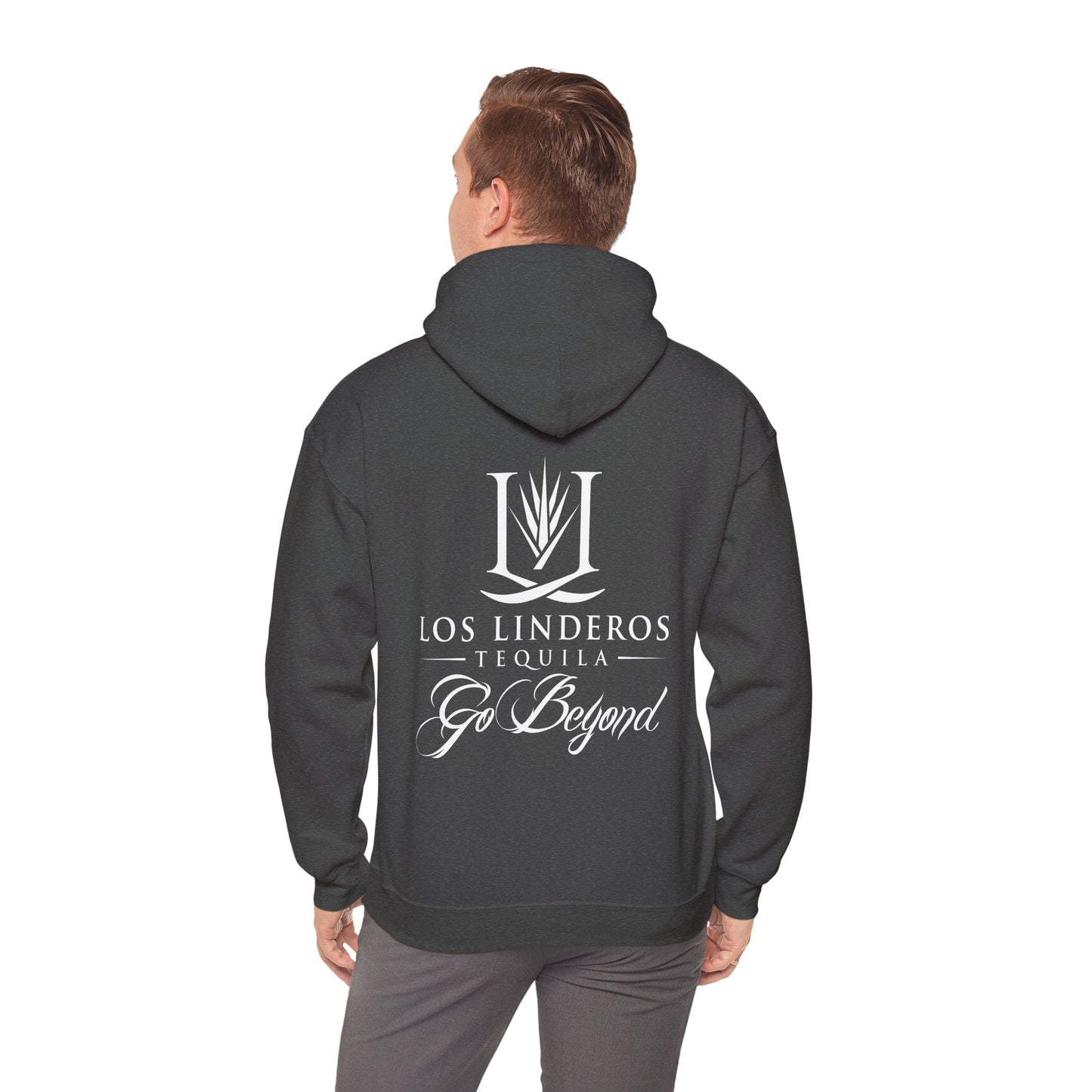 Los Linderos Tequila Gilden 18500 Hoodie with Front and Back Logo