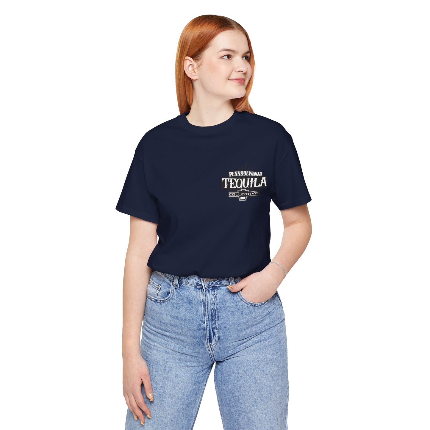 Pennsylvania Tequila Collective Short Sleeve Bella+Canvas 3001 T-Shirt with Front and Back Logo