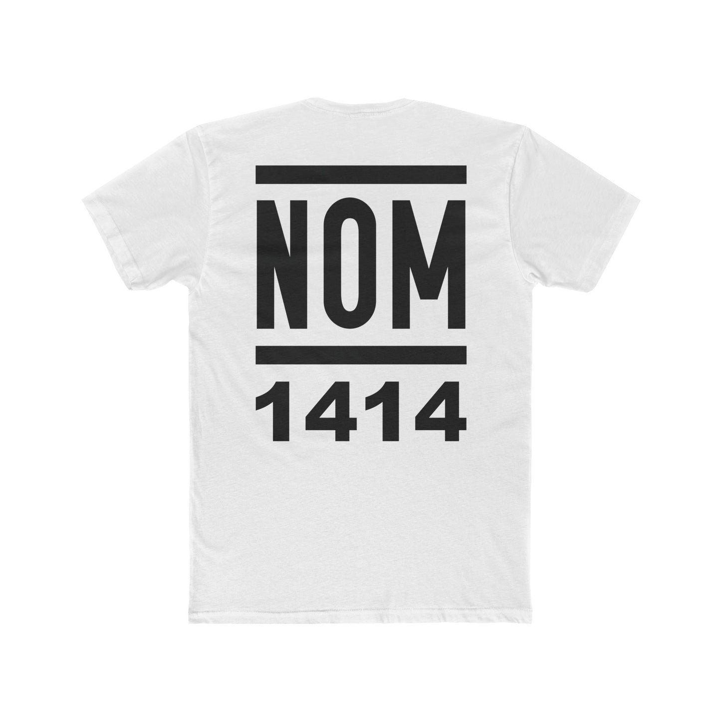 NOM 1414 Short Sleeve Next Level 3600 T-Shirt with Front and Back Logo