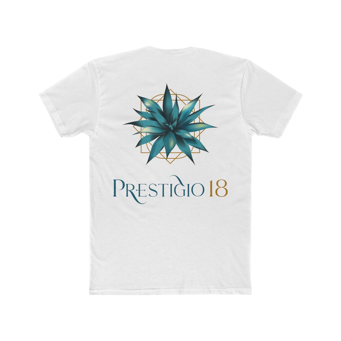 Prestigio 18 Tequila Short Sleeve Next Level 3600 T-Shirt with Front and Back Logo