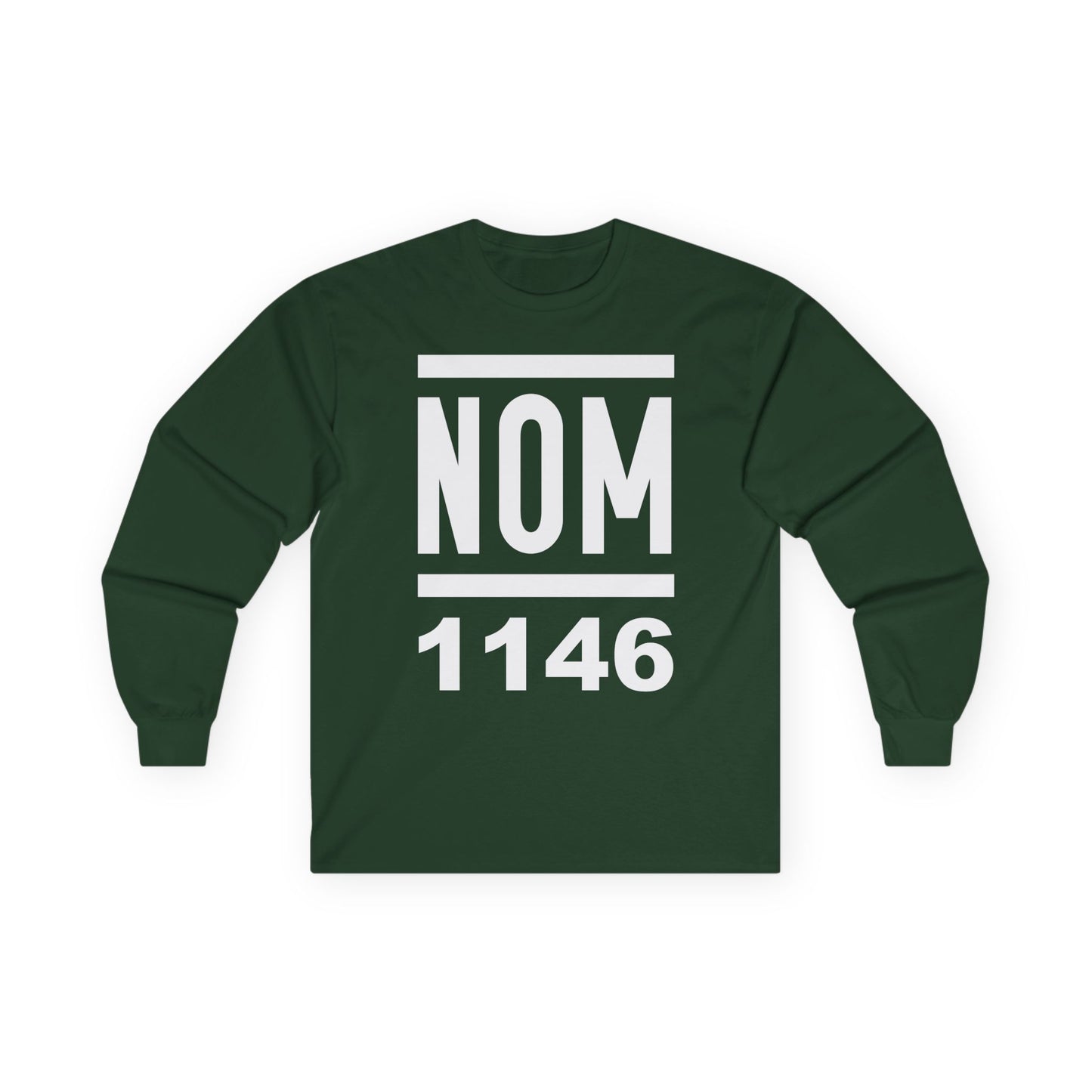 NOM 1146 Long Sleeve Gildan 2400 T-Shirt with Front Logo