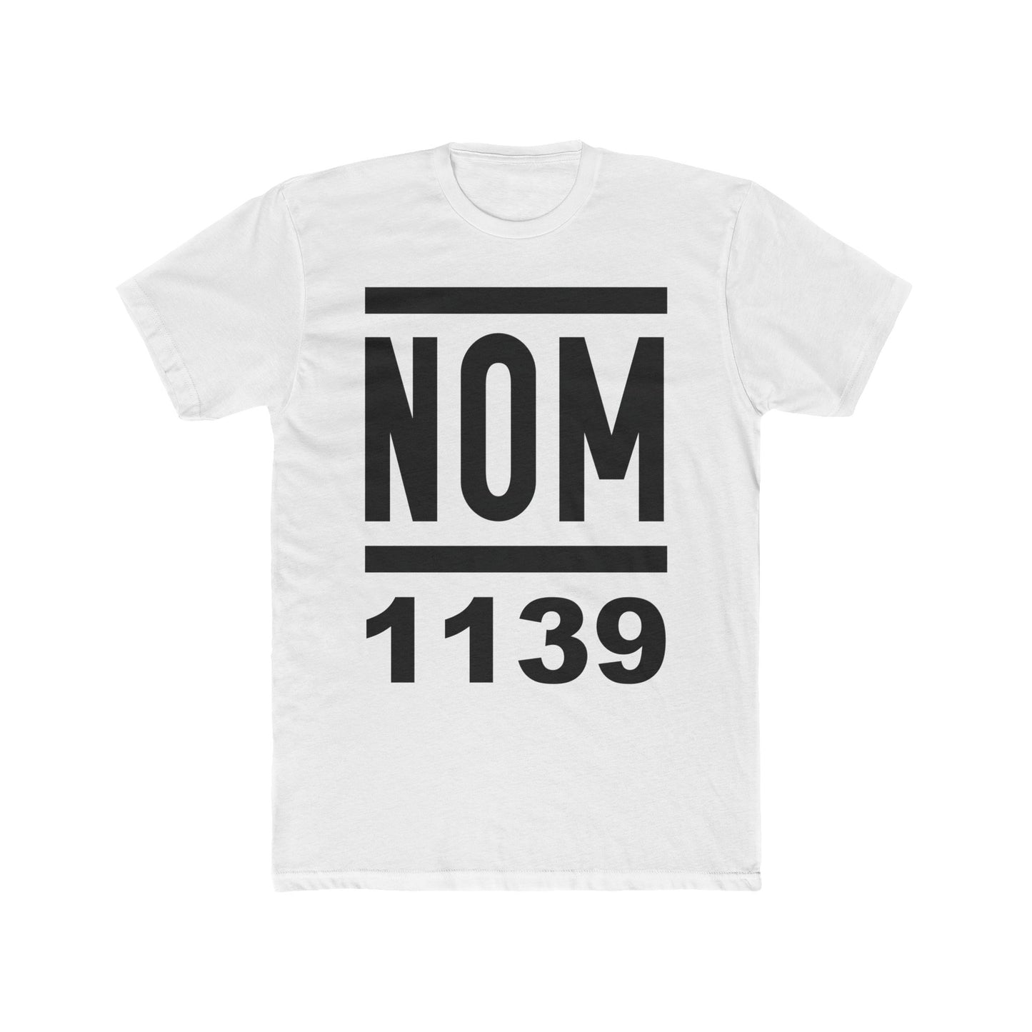 NOM 1139 Short Sleeve Next Level 3600 T-Shirt with Front Logo