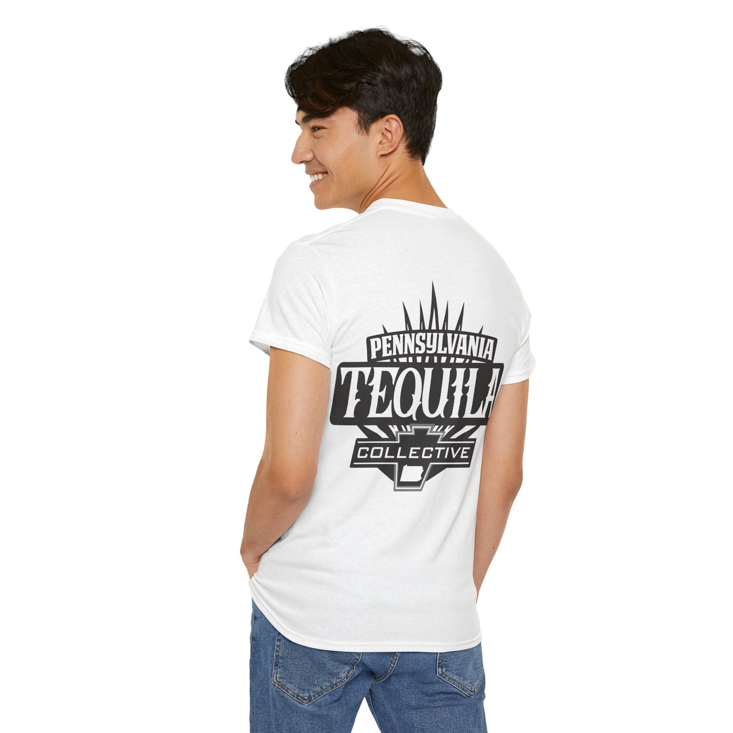 Pennsylvania Tequila Collective Short Sleeve Gildan 5000 T-Shirt with Front and Back Logo