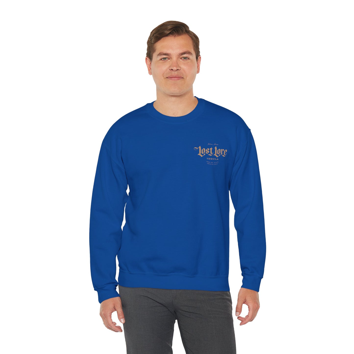 Lost Lore Tequila Miklo Agave Gilden 18000 Crewneck Sweatshirt with Front and Back Logo