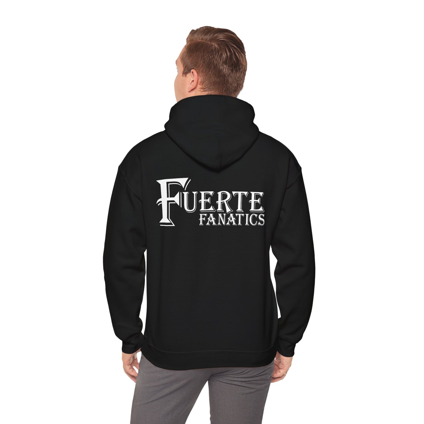 Fuerte Fanatics Gilden 18500 Hoodie with Front and Back Logo