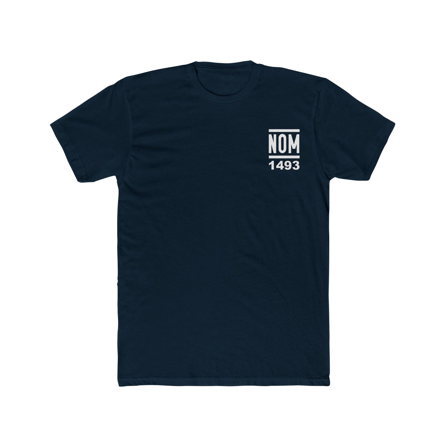 NOM 1493 Short Sleeve Next Level 3600 T-Shirt with Front and Back Logo